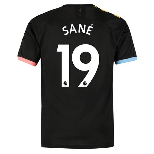 Camiseta Manchester City NO.19 Sane 2ª 2019/20 Negro
